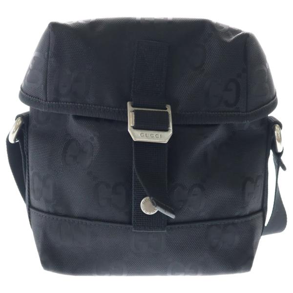 GUCCI（グッチ） オフザグリット ナイロンショルダーバッグ ブラック