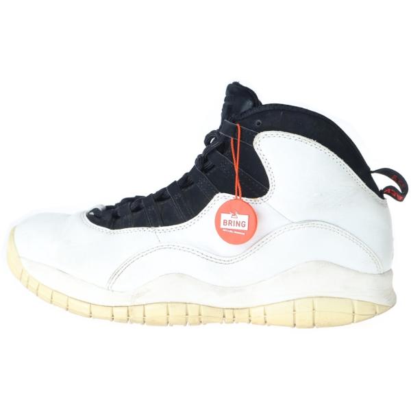 ナイキ AIR JORDAN 10 RETRO I M BACK SUMMIT WHITE-BLACK-UNIV RED エアジョーダン10 レザーハイカットスニーカー 310805-104