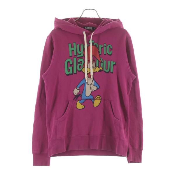 Hysteric Glamour ピンク 半袖スウェット Lサイズ HYSTERIC GLAMOUR（ヒステリックグラマー） ウッドペッド フロント