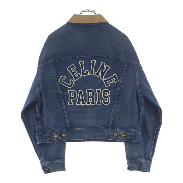 CELINE（セリーヌ） TRUCKER JACKET バックロゴ トリオンフボタン 襟