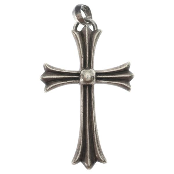 CHROME HEARTS クロムハーツ CH CRS LG W/BALE Wベイル ラージCHクロスペンダントトップ シルバー BCA215