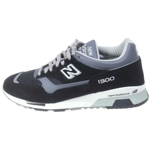 New Balance ニューバランス U1500PBK スウェードローカットスニーカー ブラック US8.5/26.5cm