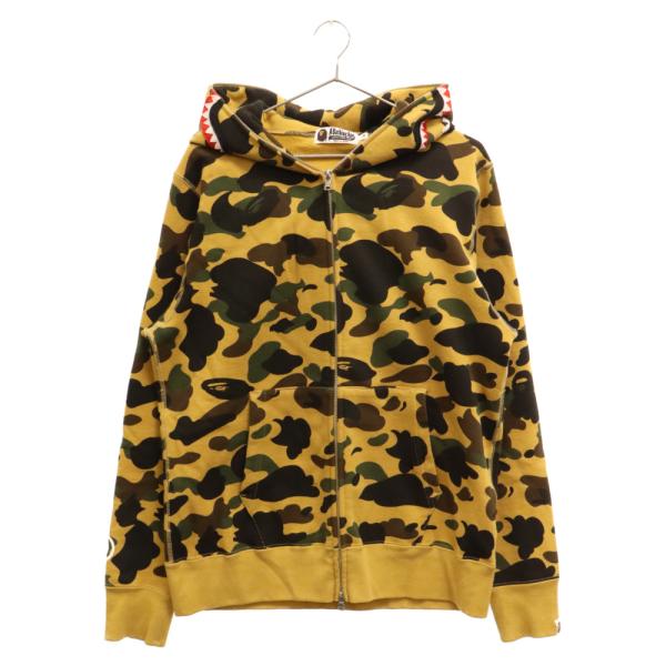 A BATHING APE（アベイシングエイプ） Camo Shark Full Zip Hoodieカモ