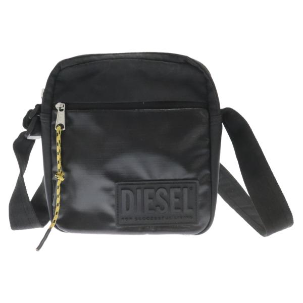 DIESEL（ディーゼル） ナイロンロゴショルダーバッグ ブラック X08152