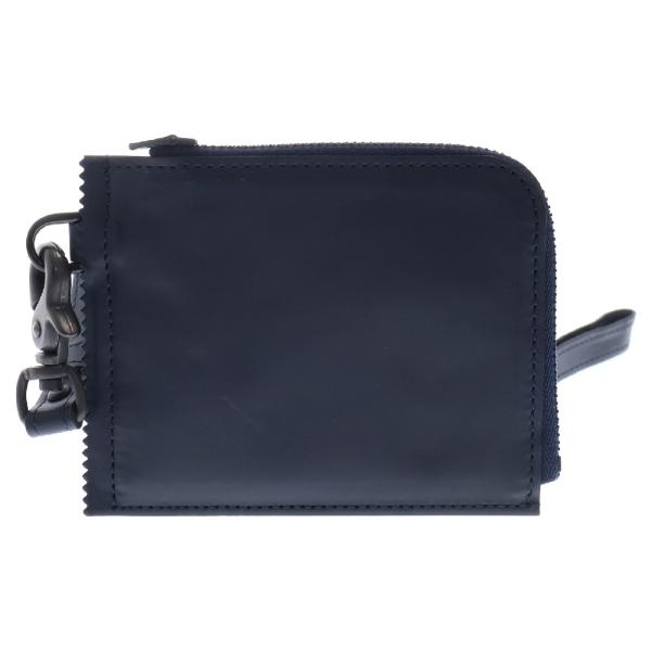 DUREN デューレン ストラップ付き カードケース コインケース ネイビー  