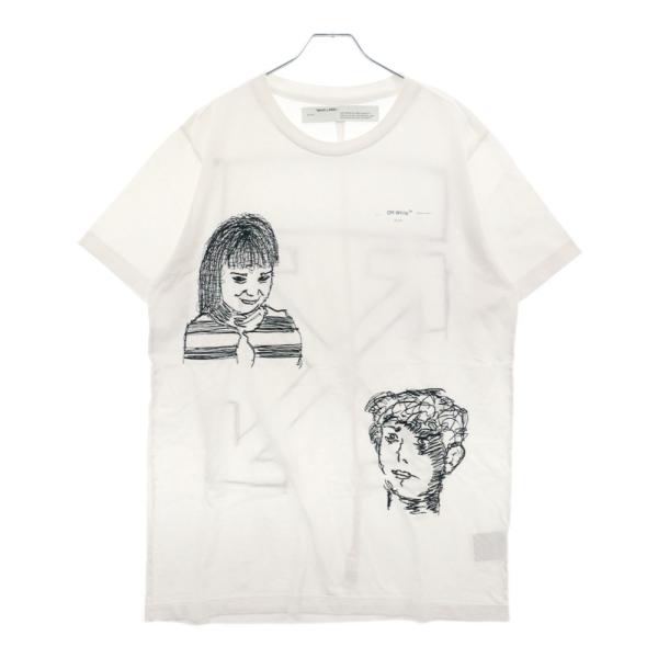 OFF-WHITE オフホワイト 20SS Little Girl Slim Fit Tee 刺繍 OFF-WHITE オフホワイト 20SS Little Girl Slim Fit Tee 刺繍