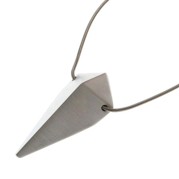 Rick owens★ピラミッドチャーム Rick Owens Pyramid Charm Necklace in Black | SVD