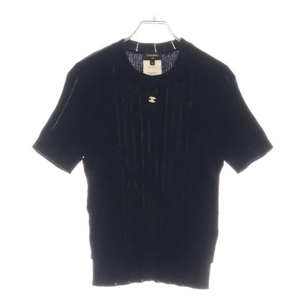 CHANEL（シャネル） 23AW Short Sleeve Knit Shirt ココマーク 半袖