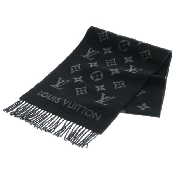 LOUIS VUITTON マフラー　モノグラム　ブラック　正規品　送料無料 dandelion-onlineshop_01-121029