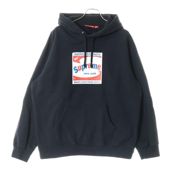 【即完売・XL】シュプリーム shine hooded プリント パーカー 黒 shopbring_2125h300014