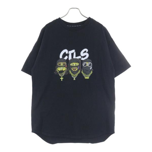 cvtvlist カタリスト CTLS 両面プリントクルーネック半袖Tシャツ