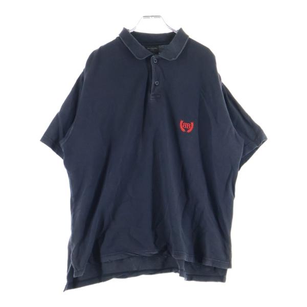 横*昏様 激レアBALENCIAGA ポロシャツ ブラック Lサイズ BALENCIAGA（バレンシアガ） LAUREL CLASSIC S/S ローレルクラシック