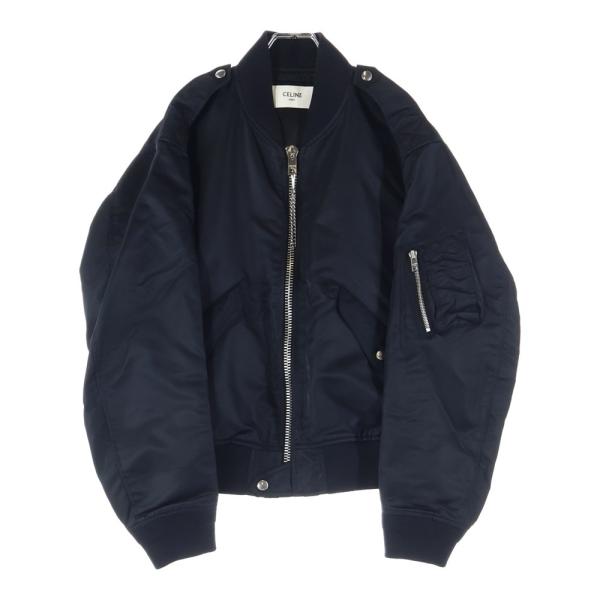 【エディ期】CELINE セリーヌ ナイロンジャケット レオパード ブラック 黒 中古・古着通販】CELINE (セリーヌ) 22SS レオパードナイロン