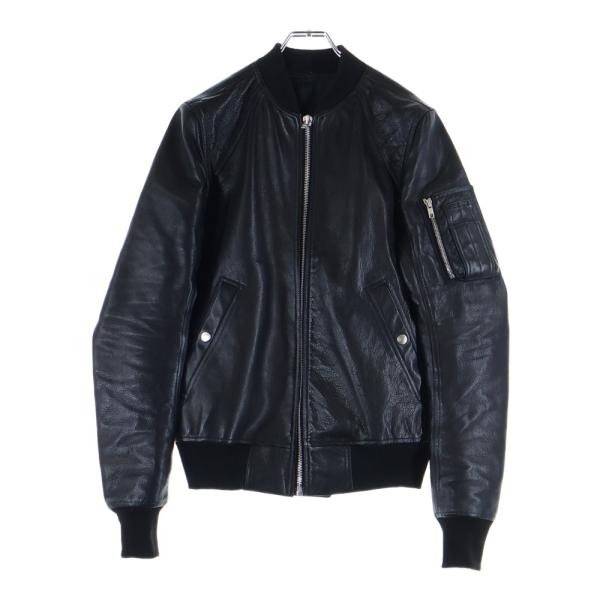 Rick Owens（リック・オウエンス） 16SS ジップアップ レザーボンバー
