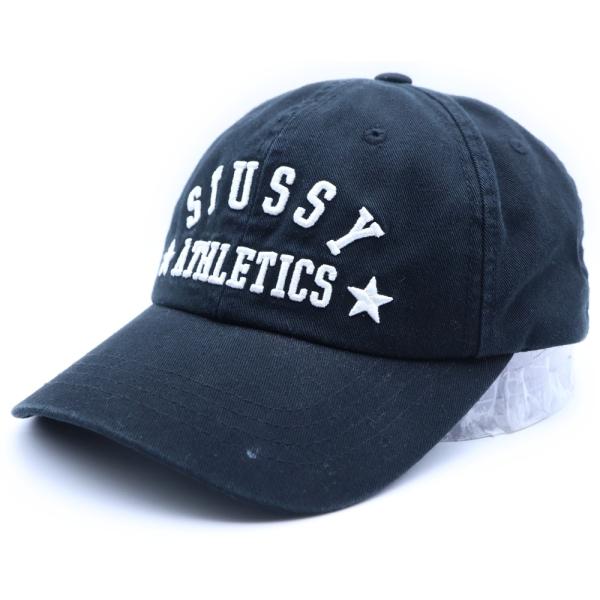 STUSSY（ステューシー） フロントロゴ キャップ 帽子 ブラック 1311178