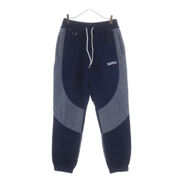 SAPEur サプール DENIM TRACK PANTS デニムトラックパンツ インディゴ
