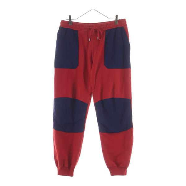 GUCCI グッチ 21AW ×THE NORTH FACE ×ノースフェイス ナイロン切り替え スウェットパンツ レッド 671463 XJDRN GUCCI（グッチ） 21AW ×THE NORTH FACE ×ノースフェイス ナイロン