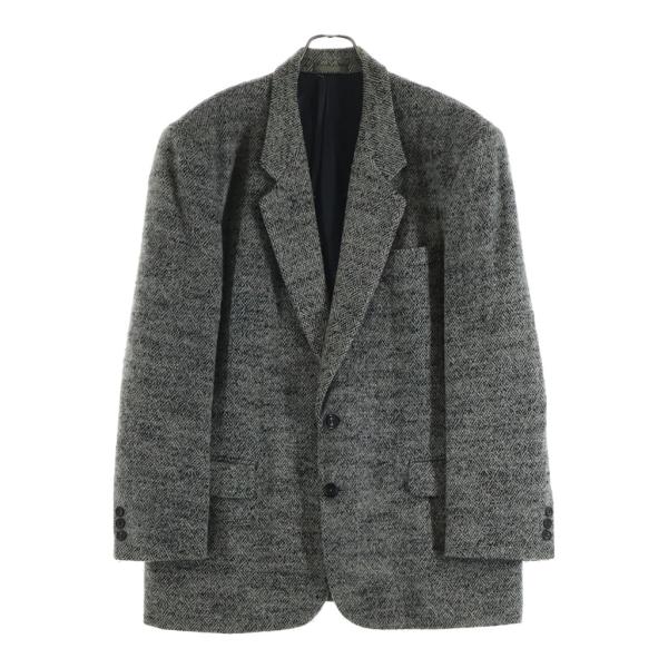 COMME des GARCONS HOMME コムデギャルソンオム 90S ウール混 ヘリンボーン テーラードジャケット グレー HJ-04044L COMME des GARCONS HOMME コムデギャルソンオム 90S ウール混