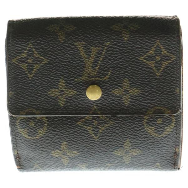 ルイヴィトン ポルトモネビエカルトクレディ 三つ折り財布 モノグラム コンパクト LOUIS VUITTON ルイ・ヴィトン ポルトビエ・カルトクレディ・モネ 二