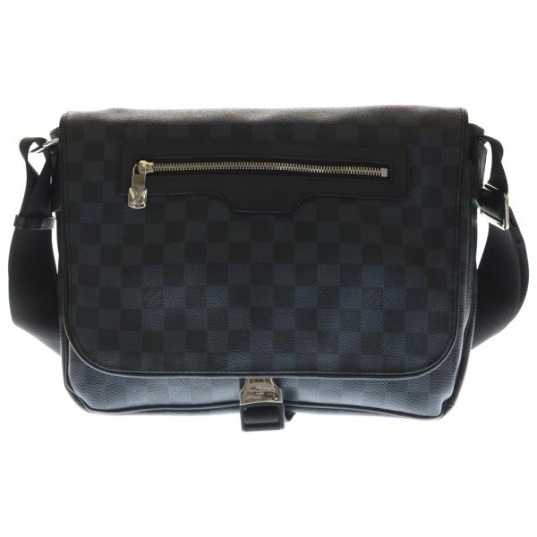 LOUIS VUITTON ルイヴィトン ダミエコースト マッチポイント メッセンジャー ショルダーバッグ ブラック PVC N40010 シルバー金具 LOUIS VUITTON（ルイ・ヴィトン） ダミエコースト マッチポイント