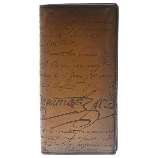 Berluti（ベルルッティ） カリグラフィ 二つ折り長財布 ロング