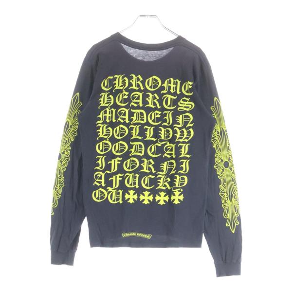 CHROME HEARTS（クロムハーツ） ホースシューロゴ 袖フローラルクロス