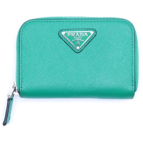 プラダ PRADA トライアングルロゴ コインケース ラウンドファスナー