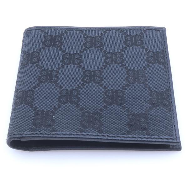 バレンシアガ　ザ・ハッカープロジェクト二つ折りウォレット財布 BALENCIAGA（バレンシアガ） ×GUCCI ザハッカープロジェクト 二つ折り