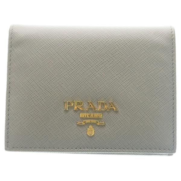 PRADA（プラダ） サフィアーノ 二つ折りコンパクトウォレット 財布