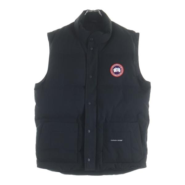 CANADA GOOSE（カナダグース） ロゴダウンベスト ブラック ナイロン M
