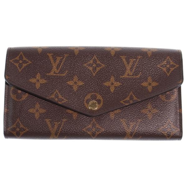 LOUIS VUITTON ルイヴィトン モノグラム ポルトフォイユサラ ローズバレリーヌ ロングウォレット 長財布 カードケース ブラウン×ピンク PVCレザー M62235 ゴールド金具 LOUIS VUITTON（ルイ・ヴィトン） モノグラム ポルトフォイユサラ