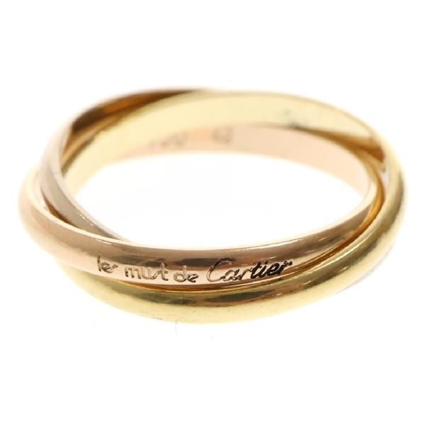 【176E4608】750 カルティエ トリニティ リング ＃50 176E4608】750 カルティエ トリニティ リング ＃50 - メルカリ