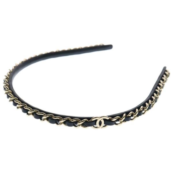 CHANEL（シャネル） ココマーク チェーンモチーフ カチューシャ ヘア