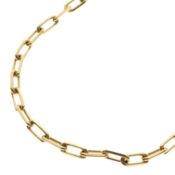 本日30日迄出品値下げ❤️ サントスチェーンブレススモールモデルwg新品未使用 Cartier（カルティエ） サントス ドゥ ネックレス チェーン Au750 K18