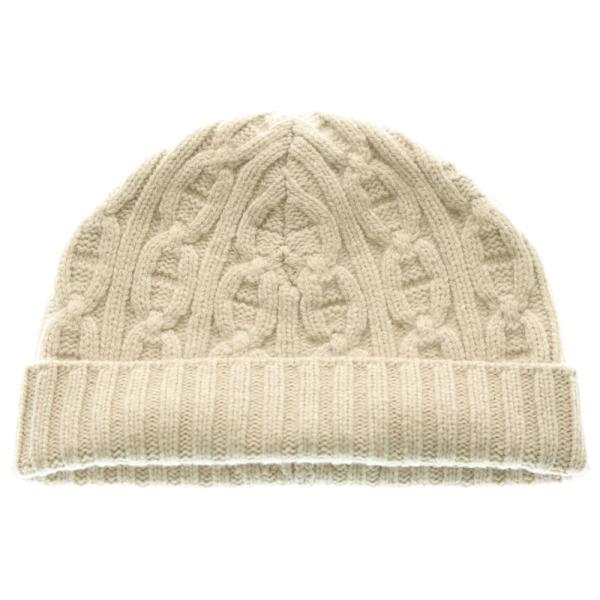 HERMES（エルメス） シェーヌダンクル カシミヤ ニット帽 ビーニー