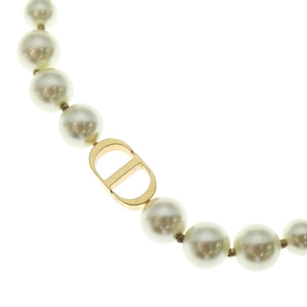 DIOR ディオール CDロゴ フェイクパールネックレス チョーカー