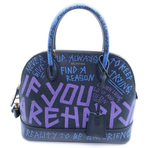 BALENCIAGA 紺色　ハンドバッグ 中古・古着通販】BALENCIAGA (バレンシアガ) NAVY CABAS XS(ネイビー