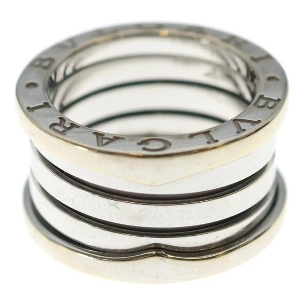 15極美品 ブルガリ BVLGARI 925 リング 指輪 シルバー OT711 BVLGARI（ブルガリ） ビーゼロワン リング 指輪 ホワイトゴールド