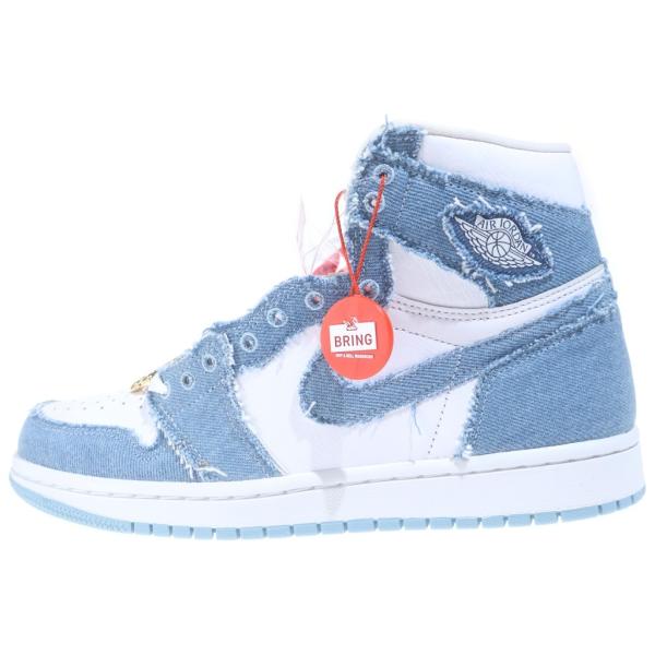 ナイキ Air Jordan High OG Denim エア ジョーダン 1 レトロ ハイ オリジナル デニム ハイカットスニーカー #US8.5/25.5cm DM9036-104