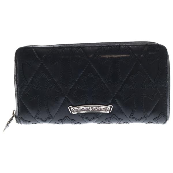 CHROME HEARTS（クロムハーツ） REC F ZIP QUILTED 長財布 セメタリー