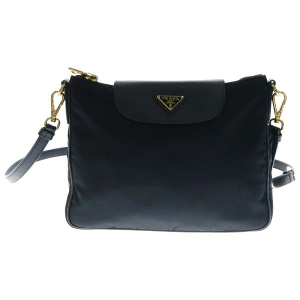 PRADA プラダ ショルダーバッグ ポシェットバッグ ブラック ナイロン