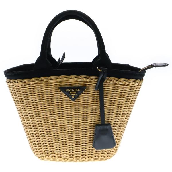 プラダ ハンドバッグ カゴバッグ 三角プレート マルチカラー 楽天市場】PRADA プラダサイド三角ロゴ 2WAYハンドバッグ