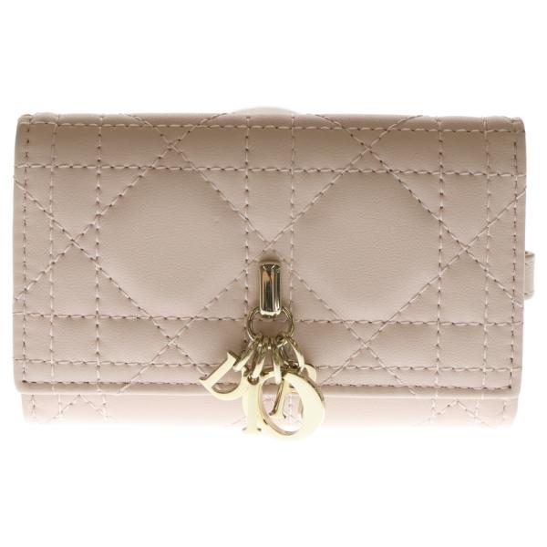 Christian dior カナージュラムスキン ディオール　キーケース Christian Dior（クリスチャン・ディオール） レディディオール