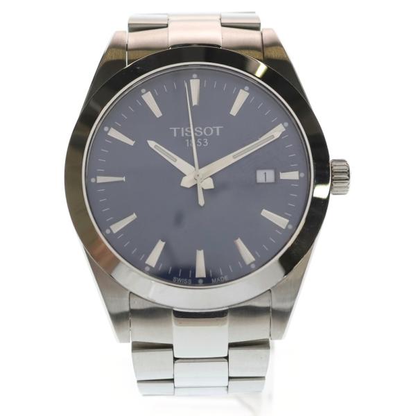 TISSOT（ティソ） T-クラシック ジェントルマン 腕時計 ネイビー文字盤