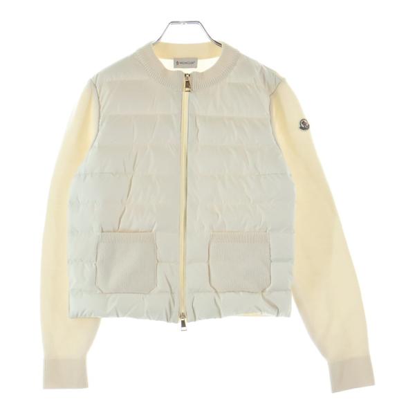 MONCLER（モンクレール） ダウンカーディガン ホワイト レディース