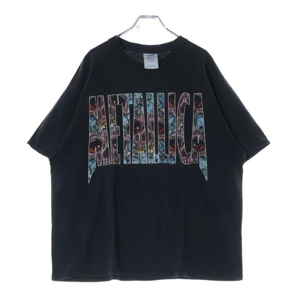 VINTAGE ヴィンテージ 00s METALLICA 2002 PUSHEAD SKULL TEE メタリカ