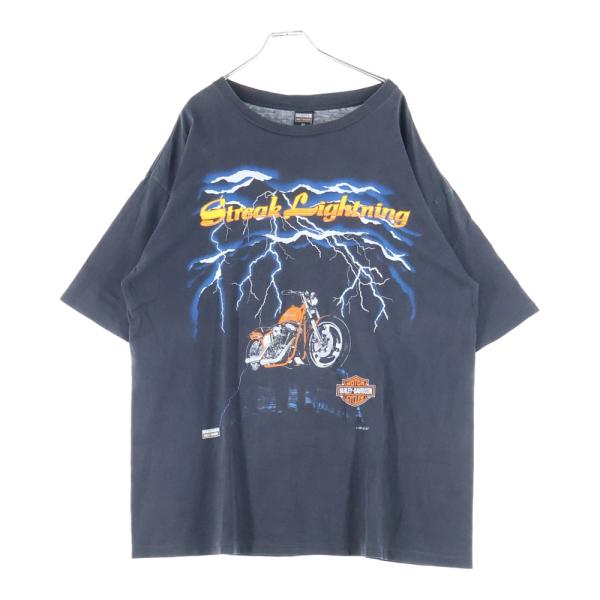 ヴィンテージ 90S HARLEY-DAVIDSON LICENSED LIGHTNING TEE ハーレー