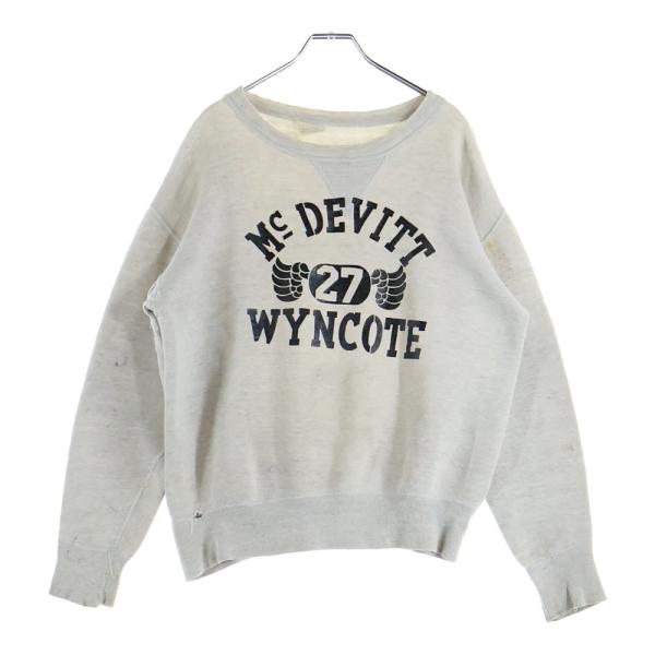 VINTAGE ヴィンテージ 50-60s Wilson 3段 前V クルーネックスウェット