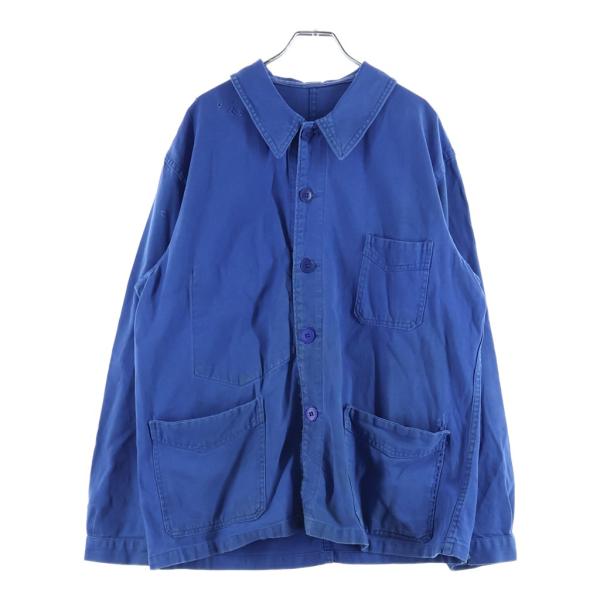 VINTAGE ヴィンテージ 60-70S BLUE MOLESKIN FRENCH WORK JACKET