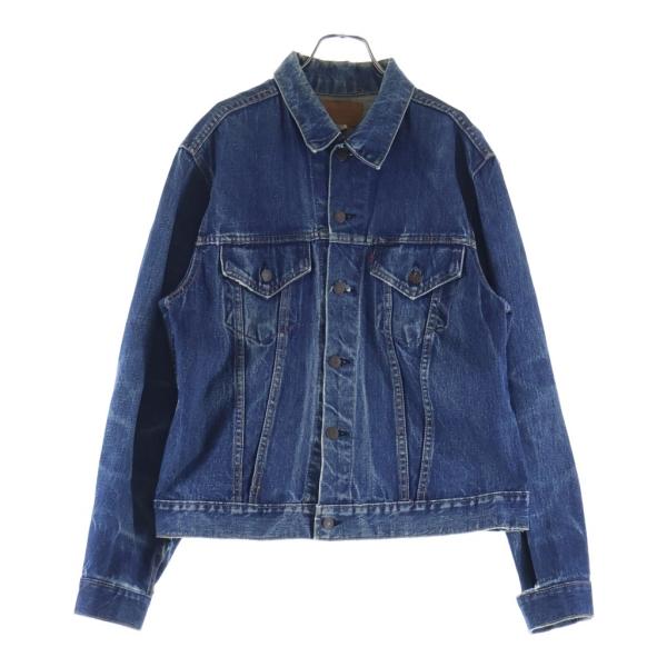 Levi's リーバイス 60-70S 70505 4th 557 3rd型 過渡期 両面BIG E 不均等V ボタン裏521 デニムジャケット インディゴ Levi's（リーバイス） 60-70S 70505 4th 557 3rd型 過渡期 両面BIG E
